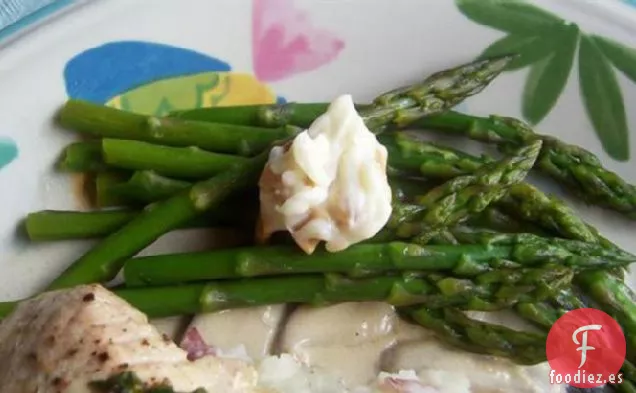 Espárragos Con Mantequilla De Anacardo