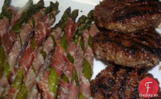 Espárragos Envueltos en Jamón Asado