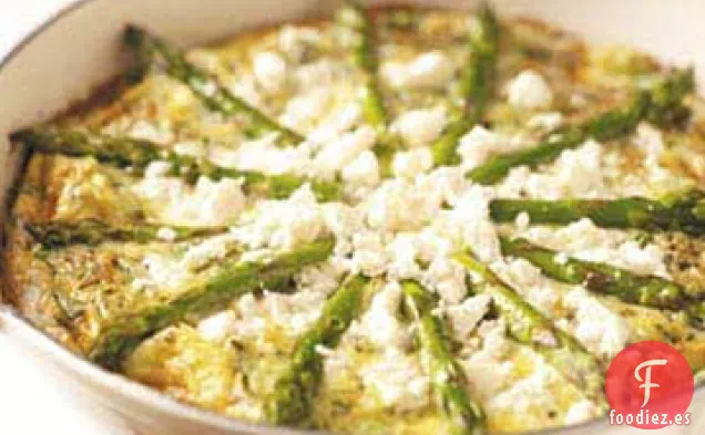 Frittata de Espárragos Feta