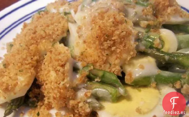 Cazuela Cremosa de Espárragos Frescos