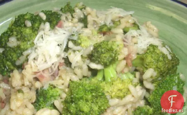 Risotto de Pesto de Espárragos y Perejil Hornear