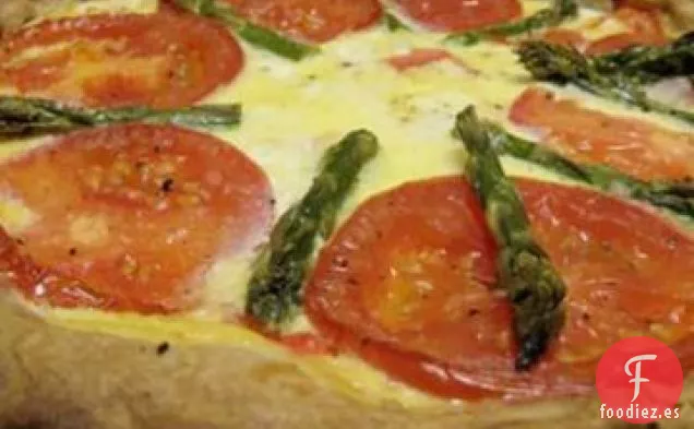 Tarta de Espárragos de Cangrejo