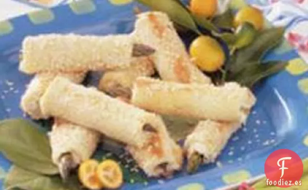 Rollos de Espárragos y Sésamo