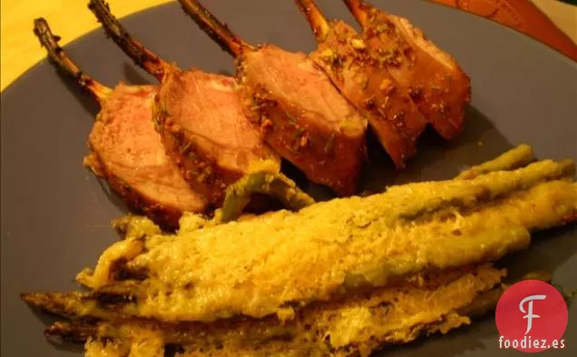 Espárragos Asados Con Parmesano