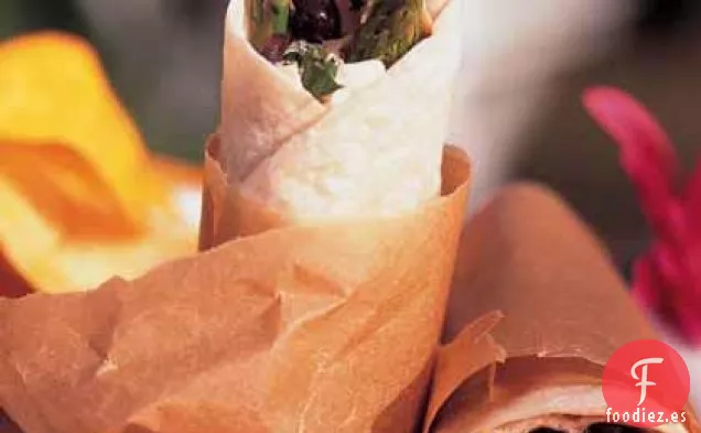 Envolturas de Mozzarella Fresca Marinada con Hierbas