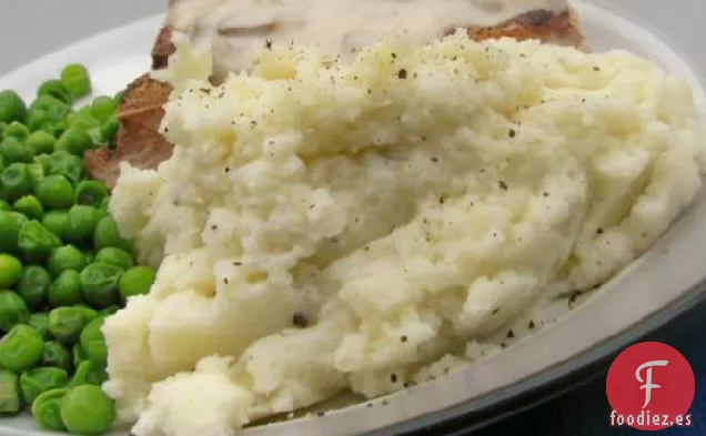 Puré de Papas con Ajo Asado