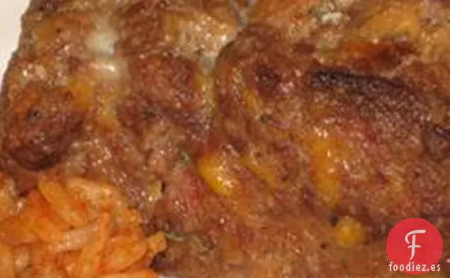 Pastel de Carne de Salsa Fácil