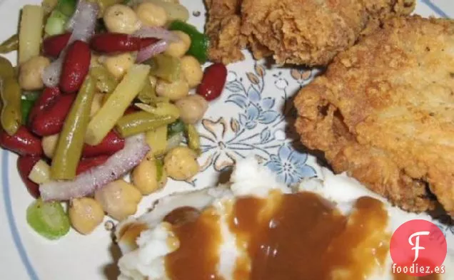 Puré de Papas con Ajo Dorado