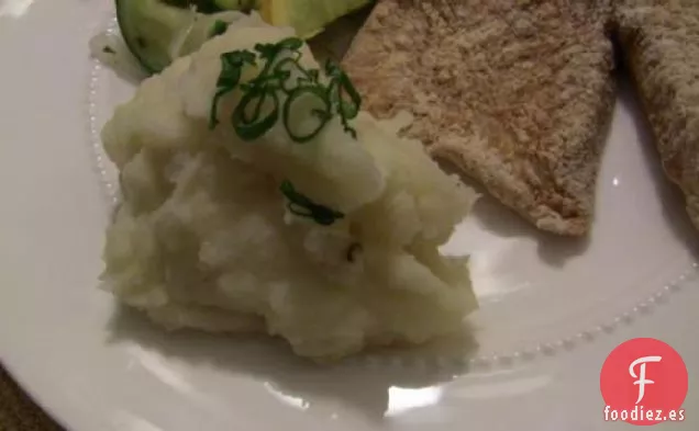 Puré de Papas con Ajo y Parmesano