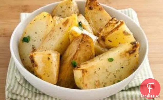 Patatas Griegas con Ajo y Limón