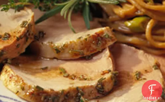Lomo de Cerdo a la Parrilla con Vinagre Balsámico