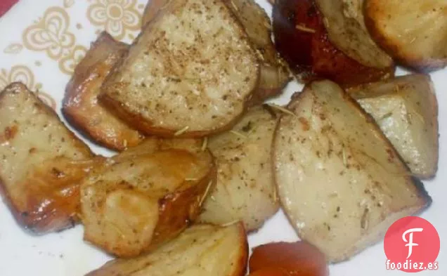 Patatas Rojas Asadas con Ajo