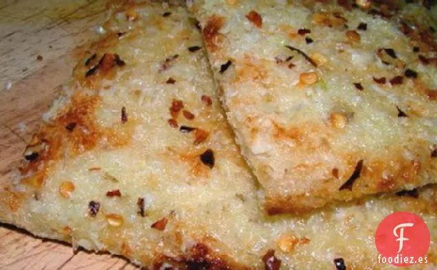 Tostada con Queso y Ajo...yum!