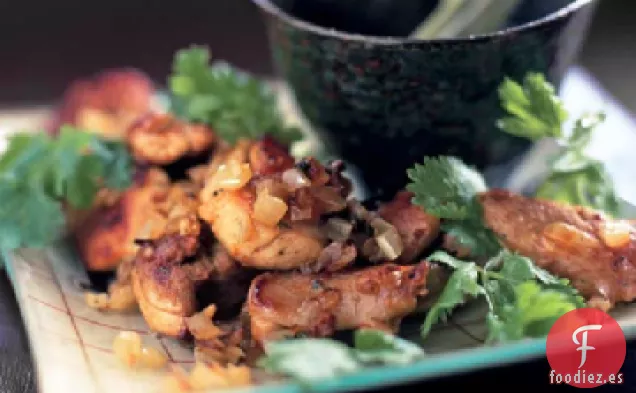 Receta de Bocados de Pollo con Pimentón y Oporto