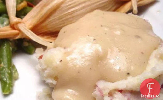 Puré De Papas Rojas Con Ajo Y Parmesano
