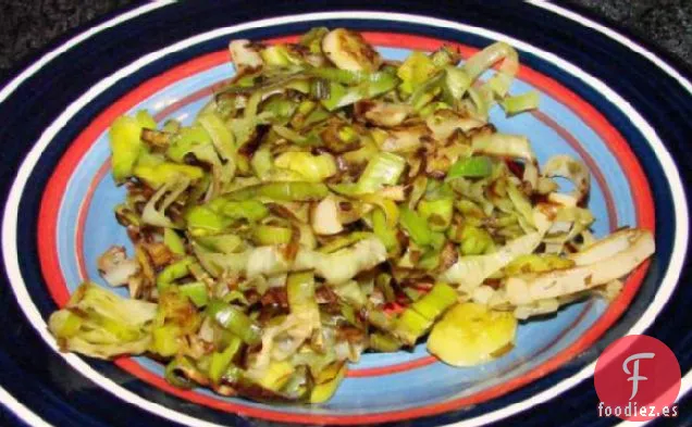 Puerros Salteados