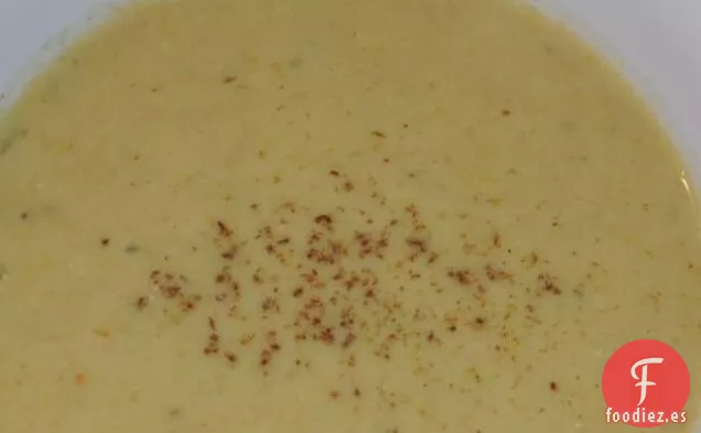 Sopa de Puerro Vegetariana Cremosa