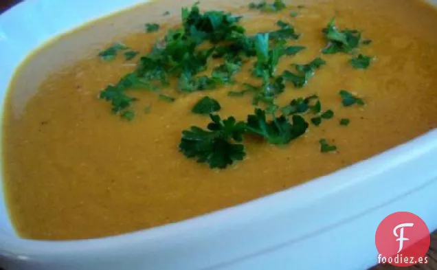 Sopa de Zanahoria Picante y Sedosa