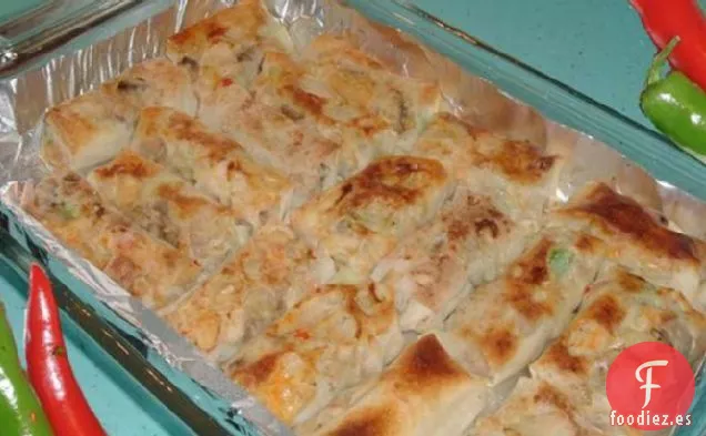 Enchiladas de Rollo de Huevo de Pollo