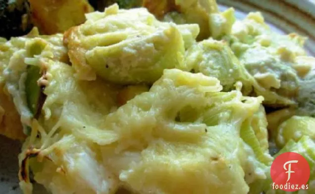 Cazuela de Puerro al Horno