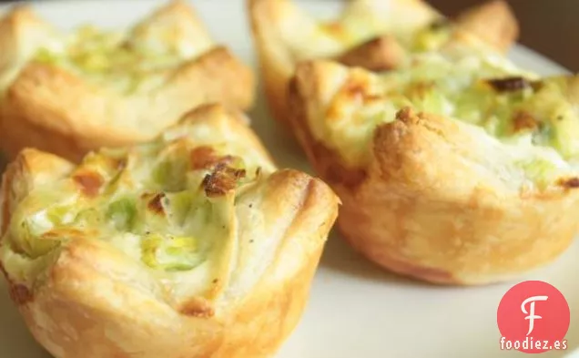 Mini Tartas de Puerro