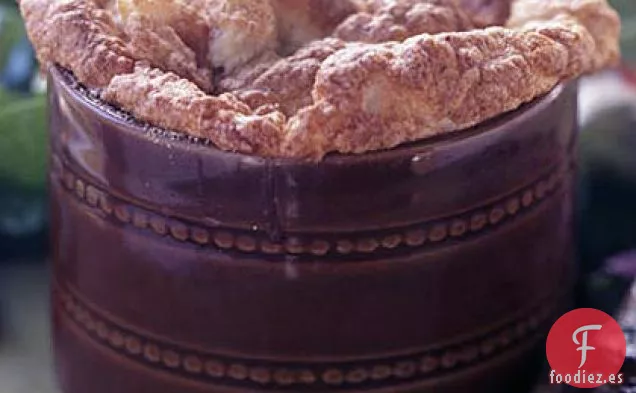 Soufflé de Tocino, Patata y Gruyère