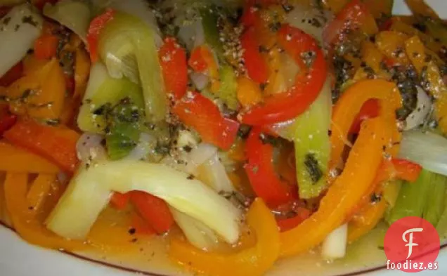 Puerros Con Vinagreta Ácida