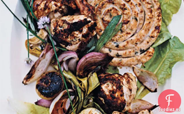 Cebollas, Chalotes y Puerros a la parrilla