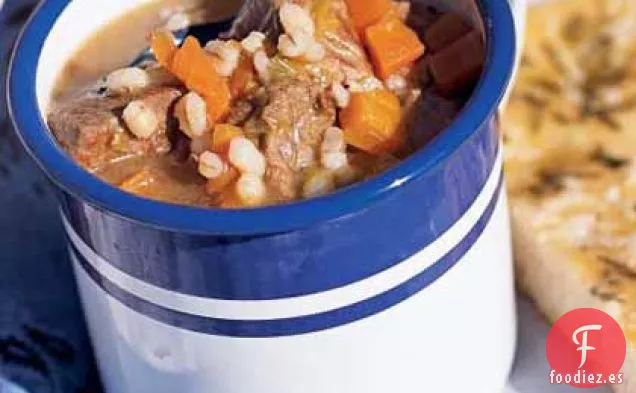 Sopa de Carne y Cebada
