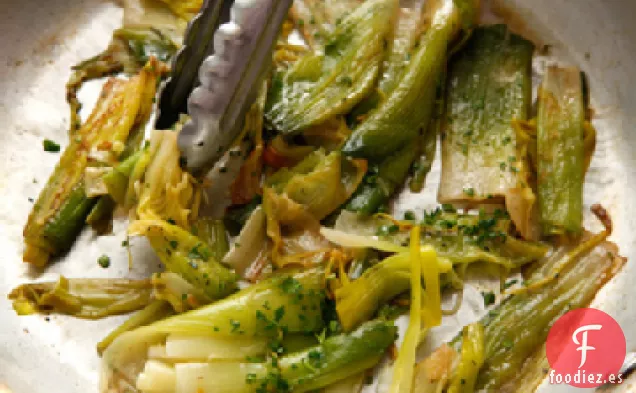 Receta de Puerros Estofados