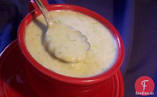 Crema de Puerro Con Cebolla