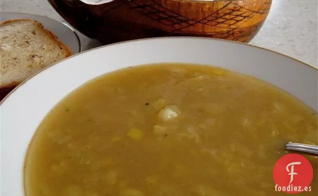 Sopa de Pollo y Cebada Perlada