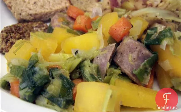 Sopa de Salchichas y Frijoles
