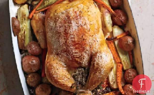 Pollo Asado con Hierbas y Verduras