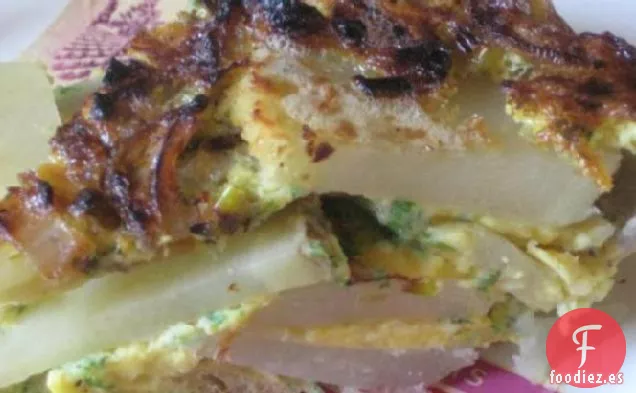 Frittata de Patata y Puerro