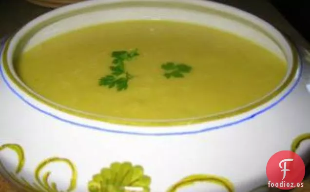 Sopa de Puerros y Patatas