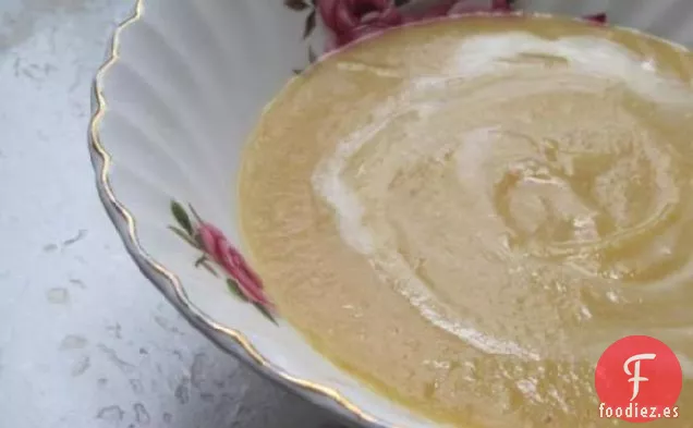 Sopa de Puerro y Patata Jamie Jamie Oliver