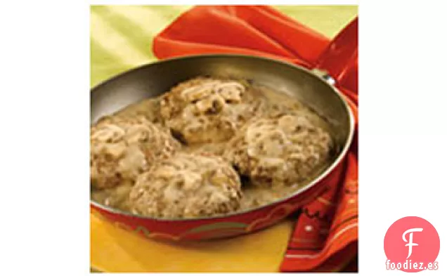 Filetes de Salisbury Simples