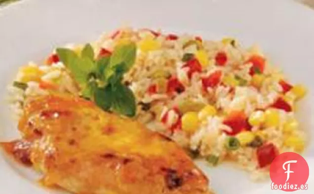 Pollo con Glaseado de Albaricoque