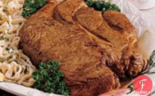 Carne Asada con Fideos caseros