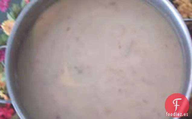 Sopa de Patata con Tocino y Queso Fácil