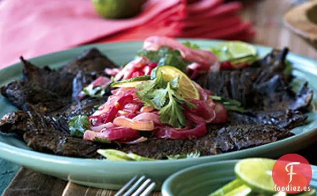 Filetes de Falda con Mojo de Cebolla Roja