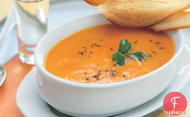 Sopa de Zanahoria y Alcaravea