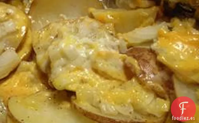 Patatas de Fogata con Queso
