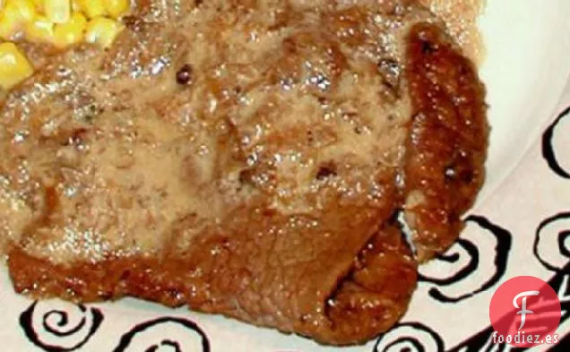 Carne Redonda y Cebollas
