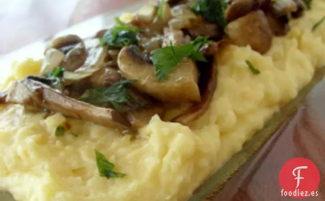 Puré de Patatas con Setas Crimini