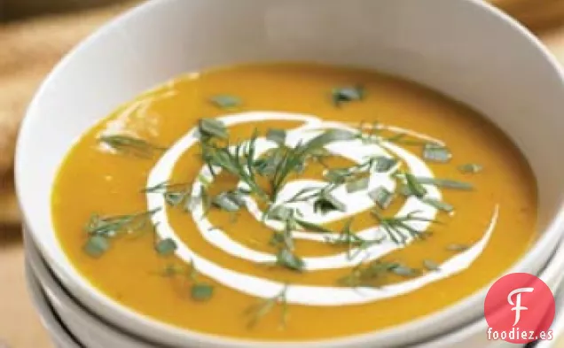 Sopa de Zanahoria con Jengibre