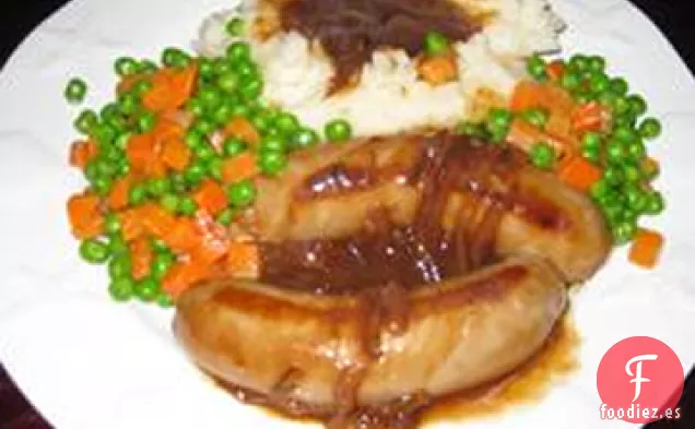 Salchichas y Puré