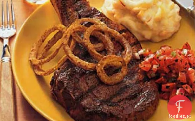 Aros de Cebolla de Chile Rojo