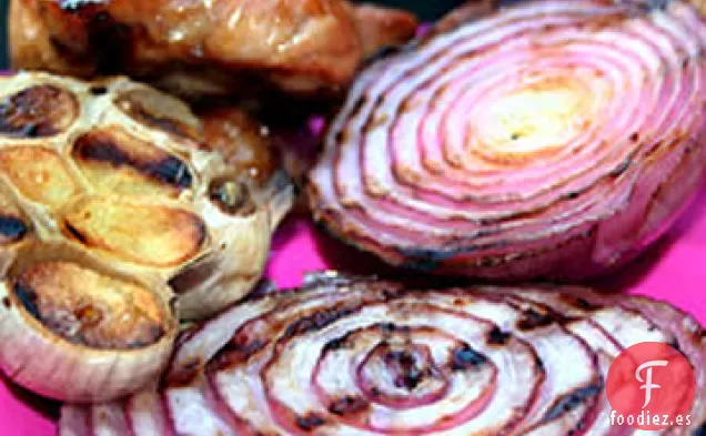 Cebollas Saladas a La Parrilla